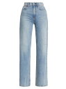【送料無料】 アリス アンド オリビア レディース デニムパンツ ボトムス Weezy Mid-Rise Straight Jeans sadie light vintage blue