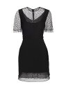 【送料無料】 ジェイソン ウー レディース ワンピース トップス Geometric Cotton-Blend Lace Layered Minidress black