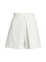 【送料無料】 ロゼッタ・ゲッティ レディース ハーフパンツ・ショーツ ボトムス Front-Pleat Skort white