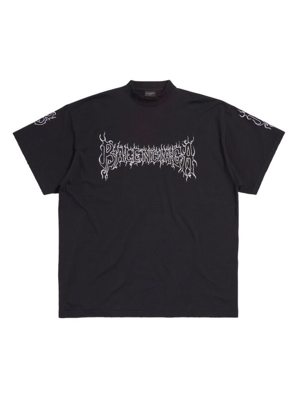 【送料無料】 バレンシアガ メンズ Tシャツ トップス Darkwave T-Shirt Oversized black