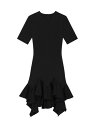 【送料無料】 ジバンシー レディース ワンピース トップス Short Dress With Ruffles black