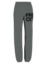 【送料無料】 フリーシティ レディース カジュアルパンツ スウェットパンツ ボトムス Logo Cotton Sweatpants gray art