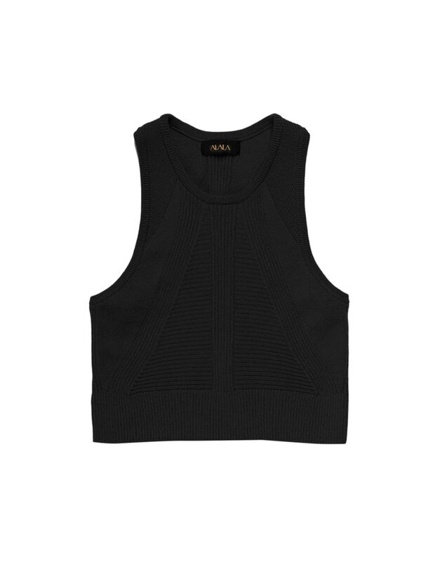 【送料無料】 アララ レディース タンクトップ トップス Goddess Cashmere Crop Tank black