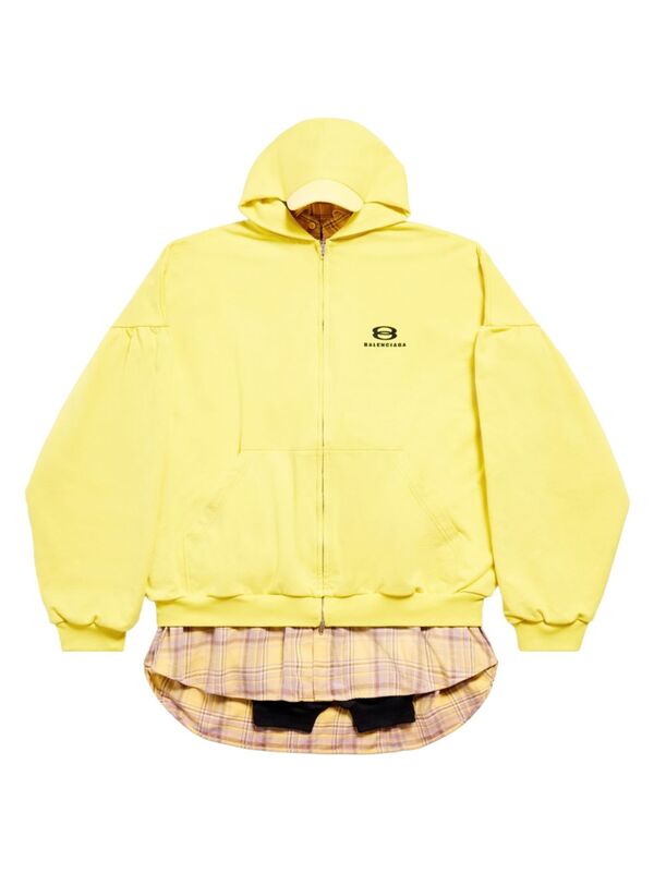 ̵ Х󥷥  ѡå աǥ  Unity Sports Icon Layered Hoodie Oversized yellow