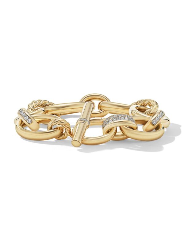 【送料無料】 デイビット・ユーマン レディース ブレスレット・バングル・アンクレット アクセサリー DY Mercer Chain Bracelet In 18K Yellow Gold gold