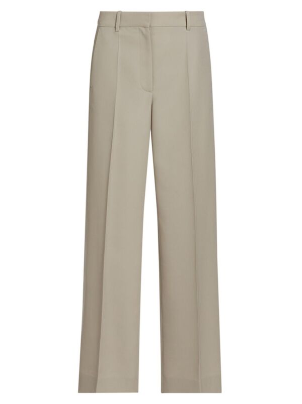 【送料無料】 ザ ロウ レディース カジュアルパンツ ボトムス Bremy Wool Straight Pants beige grey