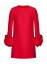 ̵ ƥ ǥ ԡ ȥåץ Crepe Couture Short Dress red