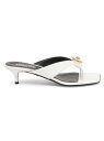 【送料無料】 ヴェルサーチ レディース サンダル シューズ T.45 45MM Medusa Patent Leather Sandals optical white