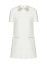 ̵ ƥ ǥ ԡ ȥåץ Embroidered Glaze Tweed Short Dress ivory silver