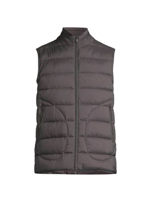 【送料無料】 ヘルノ メンズ ベスト ダウンベスト アウター Legend Matte Puffer Vest gun metal grey