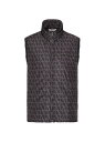 【送料無料】 ヴァレンティノ メンズ ジャケット・ブルゾン アウター Nylon Vest With Toile Iconographe Print black