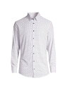 【送料無料】 ミズンメイン メンズ シャツ トップス Monaco Geomtric Long-Sleeve Shirt lavender blue geo