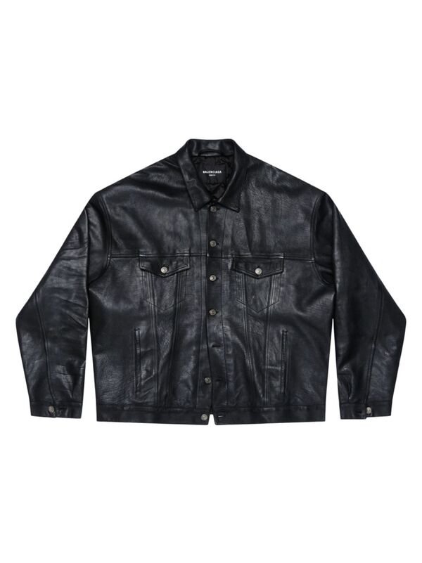 【送料無料】 バレンシアガ メンズ ジャケット・ブルゾン アウター Denim Style Jacket black