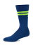 【送料無料】 ファルケ メンズ 靴下 アンダーウェア Neon Logo Stripe Socks royal blue