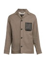 【送料無料】 ロロピアーナ メンズ シャツ トップス Andre Floral Linen Overshirt grays harbor