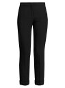 yz Gg fB[X JWApc {gX Ankle-Crop Mid-Rise Trousers black