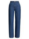 yz fNeNXoC fB[X fjpc {gX Faye High-Rise Tailored Wide-Leg Jeans bedford dark