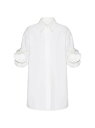 【送料無料】 ヴァレンティノ レディース シャツ トップス Compact Poplin Blouse white