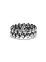 yz fCrbgE[} Y O ANZT[ Armory Band Ring in Sterling Silver silver