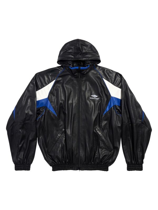 【送料無料】 バレンシアガ メンズ ジャケット・ブルゾン アウター 3B Sports Icon Tracksuit Jacket black