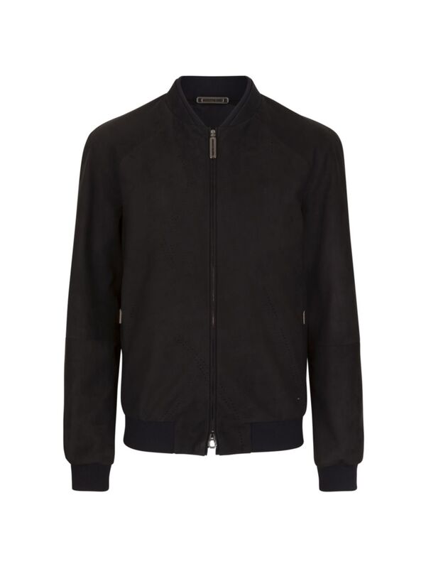 【送料無料】 ステファノリッチ メンズ ジャケット・ブルゾン アウター Calfskin Leather Blouson Jack..