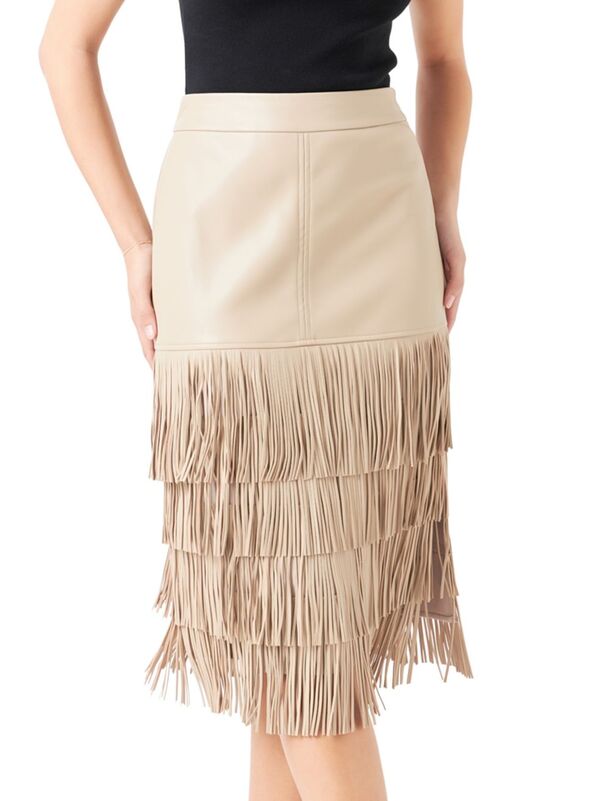  エンドレスローズ レディース スカート ボトムス Fringe Midi Skirt beige