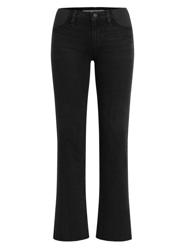 楽天ReVida 楽天市場店【送料無料】 ハドソンジーンズ レディース デニムパンツ ジーンズ ボトムス Remi Straight-Leg Maternity Jeans fade to black