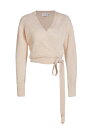 【送料無料】 ヴィクトリア ベッカム レディース ニット・セーター カーディガン アウター Cashmere Cropped Wrap Cardigan nougat