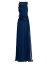 ̵ ٥륿 եåƥ ǥ ԡ ȥåץ Draped Sequined Silk Chiffon Gown blue