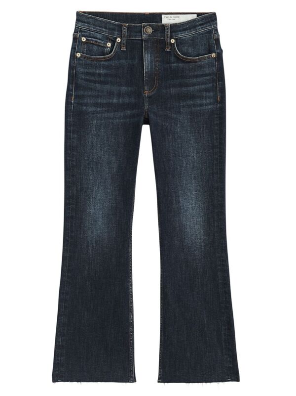 【送料無料】 ラグアンドボーン レディース デニムパンツ ジーンズ ボトムス Peyton Mid-Rise Ankle Bootcut Jeans sienna denim