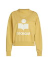 イザベルマラン 【送料無料】 イザベルマランエトワール レディース パーカー・スウェット アウター Moby Logo Cotton-Blend Sweatshirt sunlight ecru