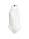 ミリ― 【送料無料】 ミリー レディース ワンピース トップス Jackie Textured Halterneck One-Piece Swimsuit white