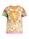 yz XL[m fB[X TVc gbvX Archive Scarves Heart T-Shirt multi