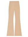 【送料無料】 ジバンシー レディース カジュアルパンツ ボトムス Flare Pants In 4G Mini Jacquard tan