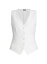 【送料無料】 キートン レディース タンクトップ トップス Tailored Button-Front Vest white