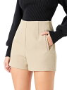  エンドレスローズ レディース ハーフパンツ・ショーツ ボトムス High Waisted Shorts beige