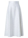  アクリス レディース スカート ボトムス Sequined Wool-Blend Flare Midi-Skirt ecru