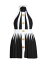 ̵ Хޥ ǥ ԡ ȥåץ Rosette-Neck Halterneck Dress black and white