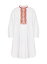 ̵ ƥ ǥ ԡ ȥåץ Embroidered Compact Poplin Short Dress white coral