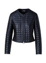 yz ANX fB[X WPbgEu] AE^[ Quilted Leather Short Jacket black