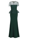 【送料無料】 ジェイソン ウー レディース ワンピース トップス Lace Peplum Gown seagreen