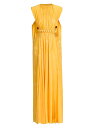 【送料無料】 ステラマッカートニー レディース ワンピース トップス Falabella Chain Jacquard Column Gown sunflower