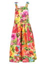 【送料無料】 キャロライナヘレラ レディース ワンピース トップス Windowed Floral Bow-Strap Cocktail Dress multicolor