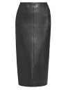 【送料無料】 アライア レディース カジュアルパンツ ボトムス Leather Pencil Skirt black