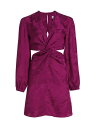 【送料無料】 シルヴィア チェラッシ レディース ワンピース トップス Jodie Cut-Out Jacquard Dress mulberry floral