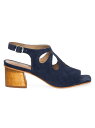  ベルナルド レディース サンダル シューズ Lainey Suede Cut Out Sandals navy