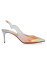 【送料無料】 クリスチャン・ルブタン レディース パンプス シューズ Hot Chick Degrade 70MM Leather Slingback Pumps lin leche