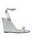 ̵  ǥ  塼 Wow 95MM Metallic Wedge Sandals silver