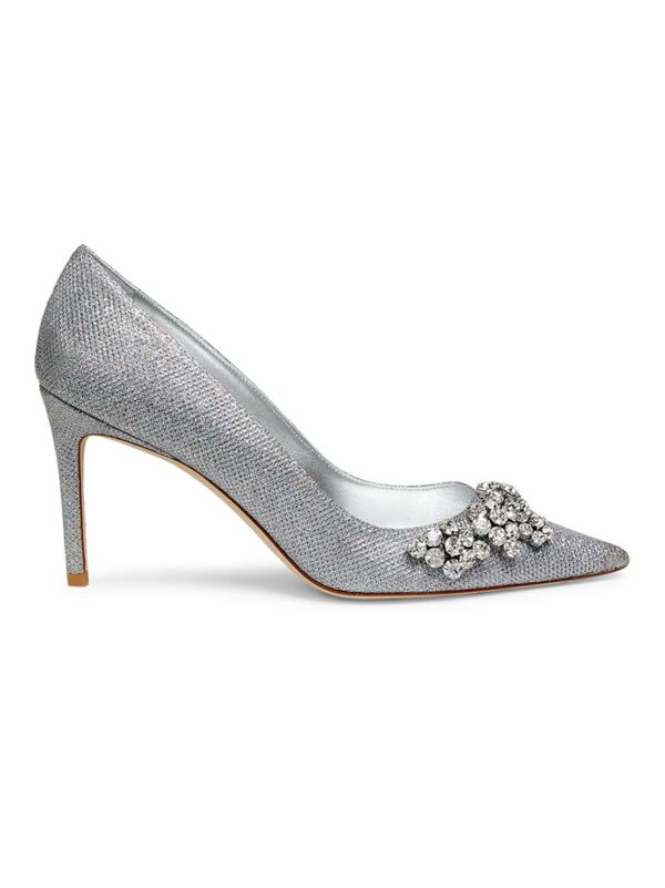 ̵ 奢 磻ĥޥ ǥ ѥץ 塼 Crystal Fleur 85 Pumps silver