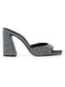 【送料無料】 ブラックスエードスタジオ レディース サンダル シューズ Daisy Satin Mules With Crystals black